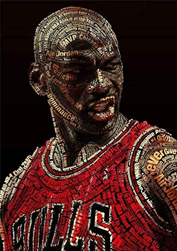 BBSJX Puzzles, Klassische Puzzles 1000 Teile Holzpuzzlespiel Puzzles Michael Jordan Kunstfilm Iq Challenge Memory Puzzle Puzzle,Brain Challenge Puzzle 75X50Cm