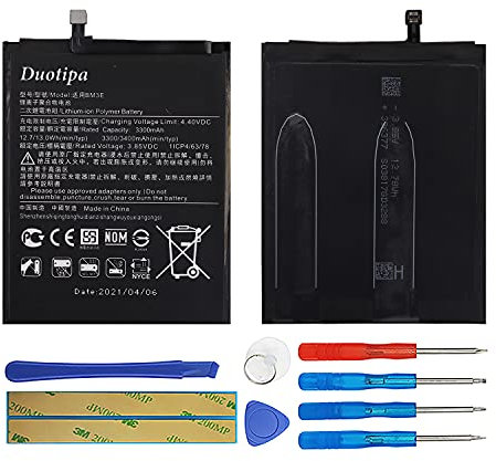 Duotipa Batterie de rechange BM3E compatible avec Xiaomi Mi 8 M1803E1A Batterie avec outils