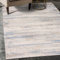 Carpeto Rugs Vintage Designer Teppich - Kurzflor - Weich Teppich für Wohnzimmer, Schlafzimmer, Esszimmer - ÖKO-TEX Wohnzimmerteppich - Teppiche - Creme Blau - 120 x 170 cm