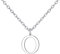 Philip Jones Sterling Silver Initial O Necklace