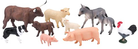 Mojo Farmland Boerderijdieren Start Speelset, 10dlg. - 380030