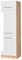 Vicco Kühlumbauschrank Fame-Line, Weiß Hochglanz/Goldkraft Eiche, 60 cm