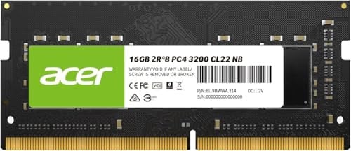 ACER Memoria DDR4 SO-DIMM 16GB 3200 CL22