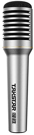 TAKSTAR TA-68 Vocal Microphone, Cardioid XLR Pro Quality Dynamic Mic for Stage Studio Podcasting, Broadcast Mic with Suspension Shock-Mounted Cartridge, Mic Clip, Metal Suitcase, 3-pin XLR Connector