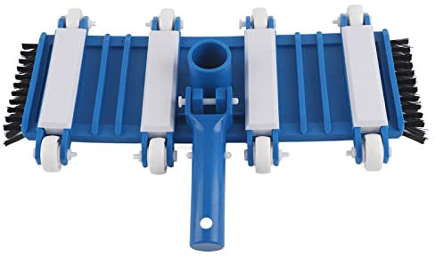 BORDSTRACT Testa di Aspirazione per Piscina con Ruote, Testa di Aspirazione per Piscina con Ruote Antiscivolo, Spazzole per La Pulizia della Piscina dello Stagno