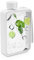 Flat Glass Water Bottle, Slim Portable Water Bottles Insulated Leakage Proof Transparent Square Portable A5 Paper Water Bottle 380ml for Sports Camping Gym Fitness Outdoor in Any (White)