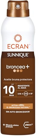 ECRAN SUNNIQUE BRONCEA+ mist oil SPF10 250 ml