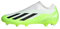 adidas Unisex X CRAZYFAST.3 LL FG Fußballschuhe, Cloud White/Core Black/Lucid Lemon, 46 2/3 EU