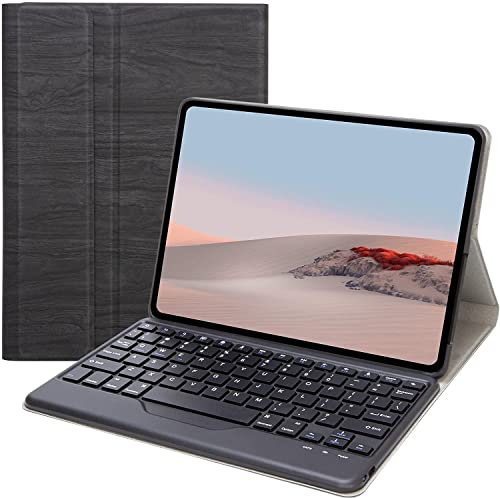 HEUCYL Custodia con Tastiera per Microsoft Surface Go 3 10.5/Go 2 2020 10.5/Go 2018 10 con Tastiera Italiana Wireless Magnetica Staccabile, Custodia Sottile E Leggera,Nero