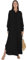 Odizli Gebetskleidung für Frauen Abaya Muslim Damen Muslimische Islamische Kleidung Fledermaus Langarm Lang Hemd Kaftan Khimar Kleid Namaz Elbisesi Ramadan Maxikleid Gebetskleid Schwarz Einheitsgröße