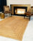 EcoKunst Jute Teppich Rechteckig Wohnzimmer| 200 x 300 cm I Modern Handgefertigt 100% Naturfaser Läufer | Boho Deco für Schlafzimmer, Küche, Outdoor, Flur - Beige, EKR-J111