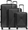 REDOLZ Hartschalen Koffer-Set-3-teilig | S 55 cm Laptopfach + M 66 cm + L 77 cm | Dehnfalte erweiterbar | Ultra-leicht | 4-Rollen & TSA (Essentials 14)