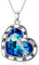 enjoylifecreative Damen Widder Sternzeichen Halskette Sterlingsilber Aries Sternbilder Stern Kristall Anhänger Kette Horoskop Astrologie Geburtstag Schmuck Geschenke für Frauen Mädchen