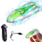 OBEST 2.4GHZ Ferngesteuertes Boot, drehendes/rollendes RC Boot mit LED Lichtern, Kinder Wasserspielzeug Geschenk für Kinder und Erwachsene