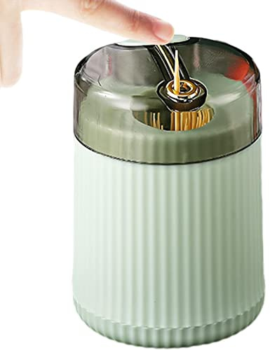 Maciun Dispensador automático de palillos de dientes, soporte resistente portátil, decoración del hogar, para cocina, restaurante, hotel