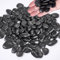 1.8 KG Kieselsteine, 1-2CM Schwarze Steine, Dekosteine Schwarz, Dekosteine, Steine Garten, Kieselsteine Garten, Polierte Dekosteine,Dekosteine Garten,Dekosteine für Vasen,Dekosteine Kieselsteine Natur