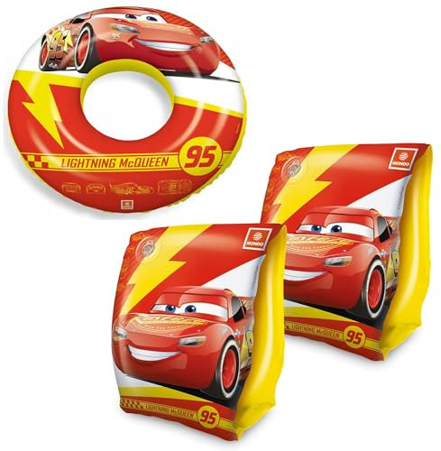 ICE TOYS Set mit Armlehnen und Donut für Kinder Meer Sommer Pool (Cars)