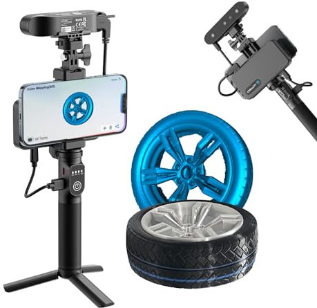 Creality CR-Scan Ferret Pro 3D-Scanner für 3D-Druck, 0,1 mm Genauigkeit, Drahtloses Scannen über WiFi 6, Anti-Shake Handheld Scanner, 24-Bit-Vollfarbscannen, Unterstützt Mac, iOS, Win und Android