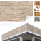 Balkon Sichtschutz Steinoptik 75x100 cm inkl. Kabelbinder Wetterfest Blickschutz Balkonverkleidung Balkonbespannung Sonnenschutz Balkongeländer Windschutz Terrasse Garten Deko Ideen Beige TEXBS_1014