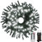 Tacobey Luces Arbol Navidad Blanco Frio - 20M 200 LED Guirnalda Luces con Control remoto, 8 Modos, Impermeable, Decoración Arbol Navidad Exterior Interior