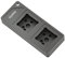 NLOFIN Mechanical Keyboard Switch Tester, 2-Key Aluminum Alloy, Gray