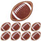 20 Stück Football Bügelbilder Patches zum Aufnähen Kinder Football Team Trikot Aufnäher zum Aufbügeln für Football Rugby Uniformen Westen Jeans Hüte DIY Zubehör
