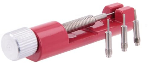 Herramienta Quita Eslabones, Pernos, Correa, Saca Pasadores, Reparar Relojes, Color Rojo