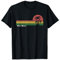 One Love Reggae-Rasta-Shirt, Vintage-Stil, Sonnenuntergang, Palmeninsel T-Shirt