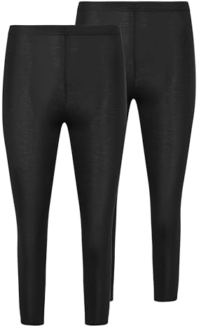 PixieGirl Petite 2 Pack Black Basic Cropped Leggings Petite