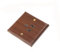 Panneau d'interrupteur à bascule en laiton - Prise murale en bois - Plaque de sortie USB à 5 ports - Pour maison, hôtel, décoration rétro (prise 16 A)