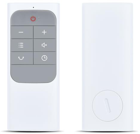 TCNOUMT Mando a distancia de repuesto para ventilador Dreo Tower de 13 pulgadas, silencioso, ventilador de mesa, color blanco