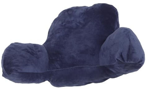 Mikinona Plüsch Baumwollkissen mit Weichem Bezug und Formbeständigkeit Lesekissen für Bett und Sofa Beim Gaming oder Entspannen Komfortabler Rückenkissen Schutz