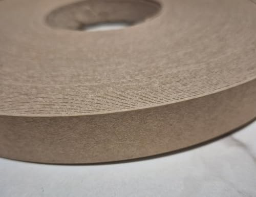 GateDIY Paintable edging tape for MDF, 22mm edging to finish boards. Iron on edging tape (10m)