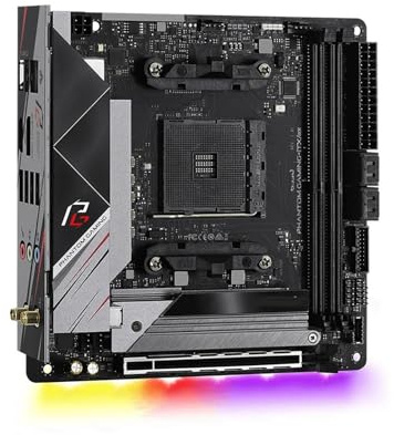 schede madri Fit For ASRock B550 Phantom Gaming-ITX/ax 3600X 5600G 5700X 5800X3D 5900X CPU 4xDDR4 64GB M.2 AM4 PCIe 4.0 Mini-ITX