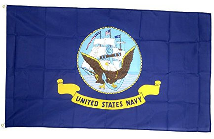 Flaggenfritze Fahne/Flagge USA US Navy + gratis Sticker
