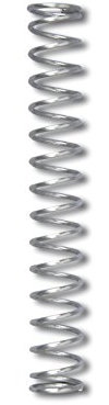 Chapuis RSC5 Lot de 4 Ressorts de compression - Acier galvanisé - charge de travail Indicative 3 kg - Diamètre 1, 2 mm - Longueur 100 mm, Gris, Set de 4 pièces