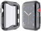 YoLin [2-Pack] All-around TPU Screen Protector Compatible with Apple Watch Series 3 38mm, Soft Protective Case For iwatch 38mm (1 Black + 1 Transparent)