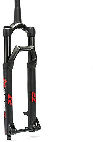 Marzocchi Bomber Z2 29 140 Rail Sweep-ADJ Black 15qrx110 Boost Conical Deport 44mm Fahrradgabeln, schwarz/rot, 140 mm 15x110