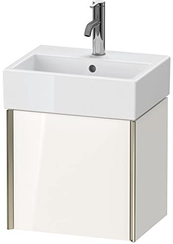 Duravit XViu 4231 Waschtischunterbau wandhängend, 1 Tür Anschlag rechts, für Waschtisch Vero Air 072445, 434x334 mm, Farbe (Front/Korpus): Champagner matt/weiß Hochglanz. - XV4231RB122