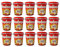 Nudossi Nuss Schoko Aufstrich 15er Pack (15 x 200 g) Haselnuss-Nougat-Creme, Süßer Aufstrich