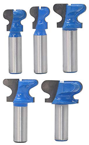 1/2 Inch 1/4 Inch Shank Router Bit 8 Sizes Finger Joint Glue Drawer Cutter Bit for Drawers Pull Stool