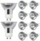 Bonlux GU10 Halogen Bulbs 35W Dimmable Warm White 2700K, G10 Spotlight Bulb, GU10+C 2 Pin Recessed Ceiling Lights Bulb Bathroom Spot Lamp, 120° Beam Angle, 220-240V, 10 Pack