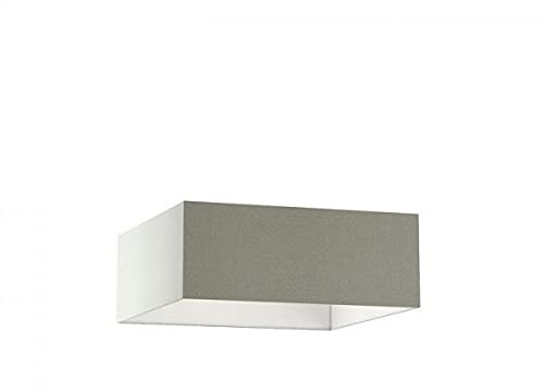 Salone Negozio Online Lampenschirm Tempo 50/19 Lampenschirm Chintz hellgrau/PVC weiß max. 23 W