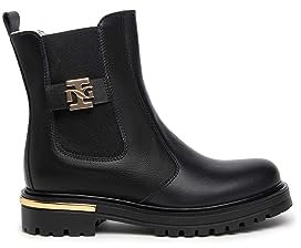 Nero Giardini Stivaletti Chelsea Teen Leone I332791F Nero 37