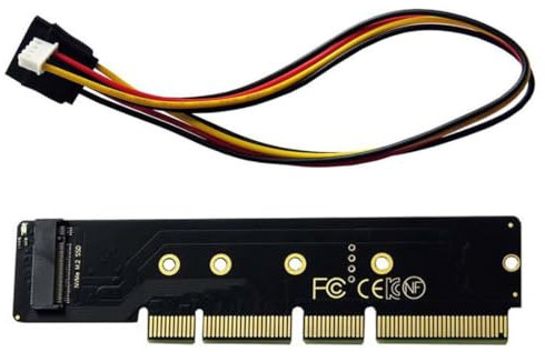 CY M.2 M-Key NGFF NVME AHCI SSD a PCIe 3.0 X16 X8 X4 Adattatore di alimentazione per 110 mm 80 mm SSD 1U Server