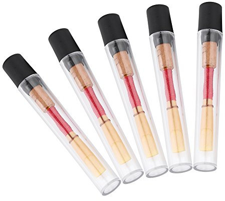 5 Stück Oboenblätter, Stärke Medium Professionelles Oboenrohr für den Beginnenden Oboisten, Bambus-Oboe, Fest und Langlebig