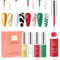 Yueshop Christmas Nail Art Gel Liner Polishes Set, 4x 8ml White Gold Red Green Colors Painting Soak Off Collection Drawing UV Gel Nail liner Thin Nail Art Brush Pen Tool for Women's DIY Nail Art