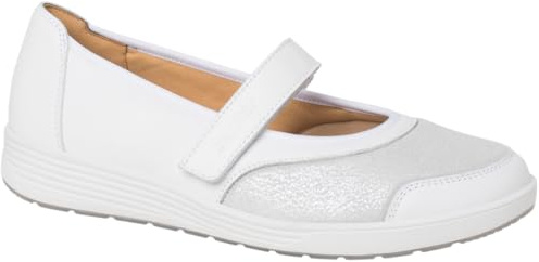 Ganter Damen Klara Ballerinas, Milk, 42 EU Weit