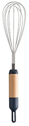 TREGOO Whisk Stainless Steel Whisk for Blending,Whisking, Beating and Stirring with Hook Up,12 Steel Wire Design