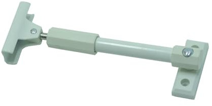 Tope telescópico blanco para ventanas oscilobatientes 200 mm - Por unidad